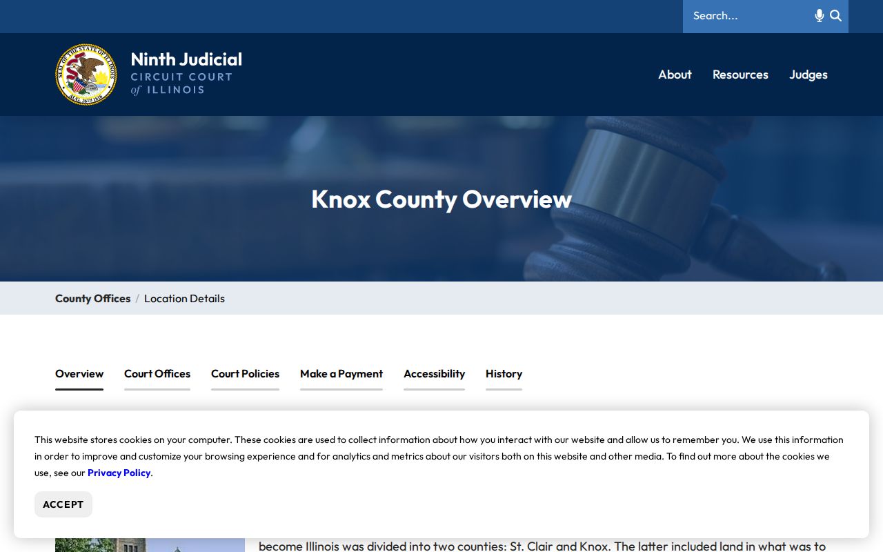Ninth Judicial Circuit Knox County court docket and arrest case access